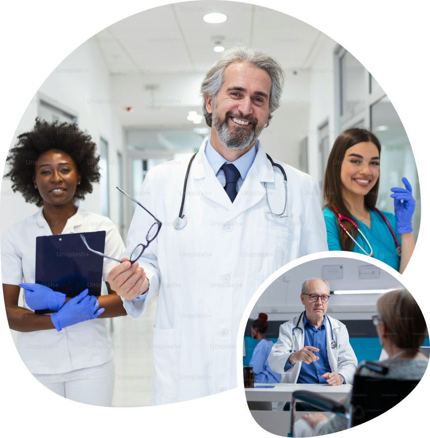 Doctors at Almana Hospital